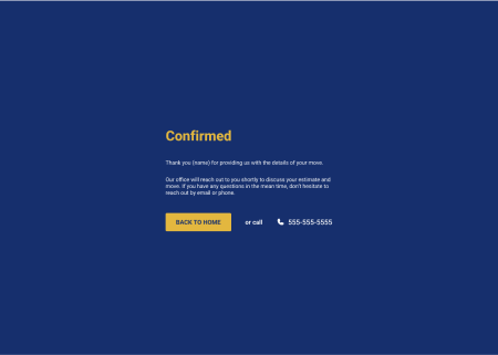 booking flow - step 5