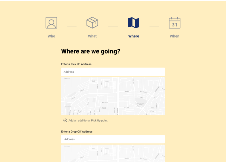 booking flow - step 3