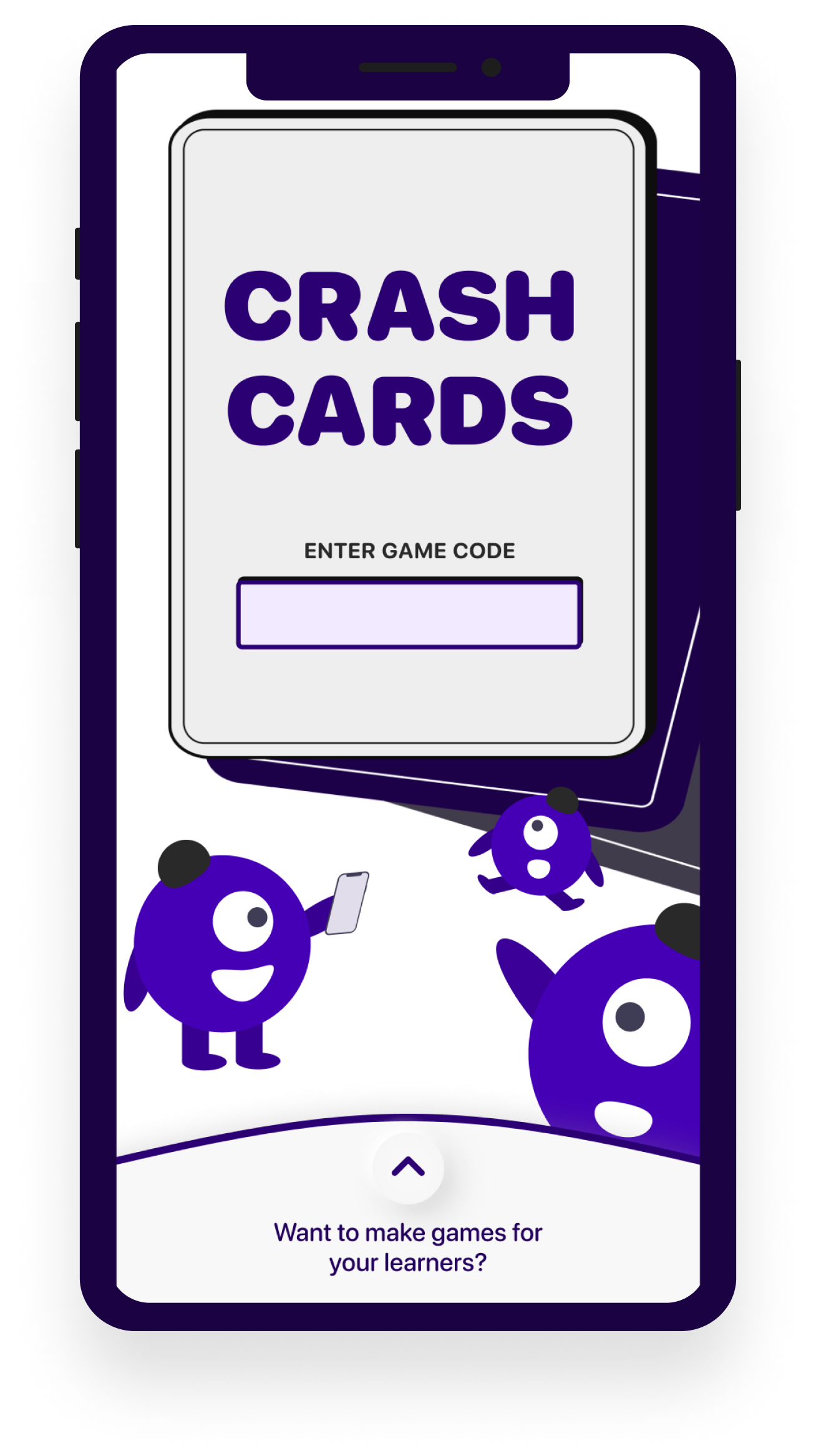 Crash Cards mobile app screenshot